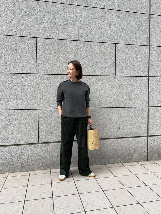 コーデュロイパンツ ”カーキ”