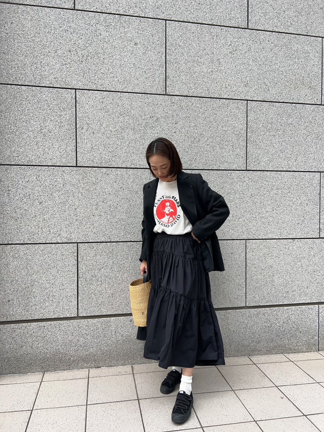 ティアードスカート ☆12月下旬発送