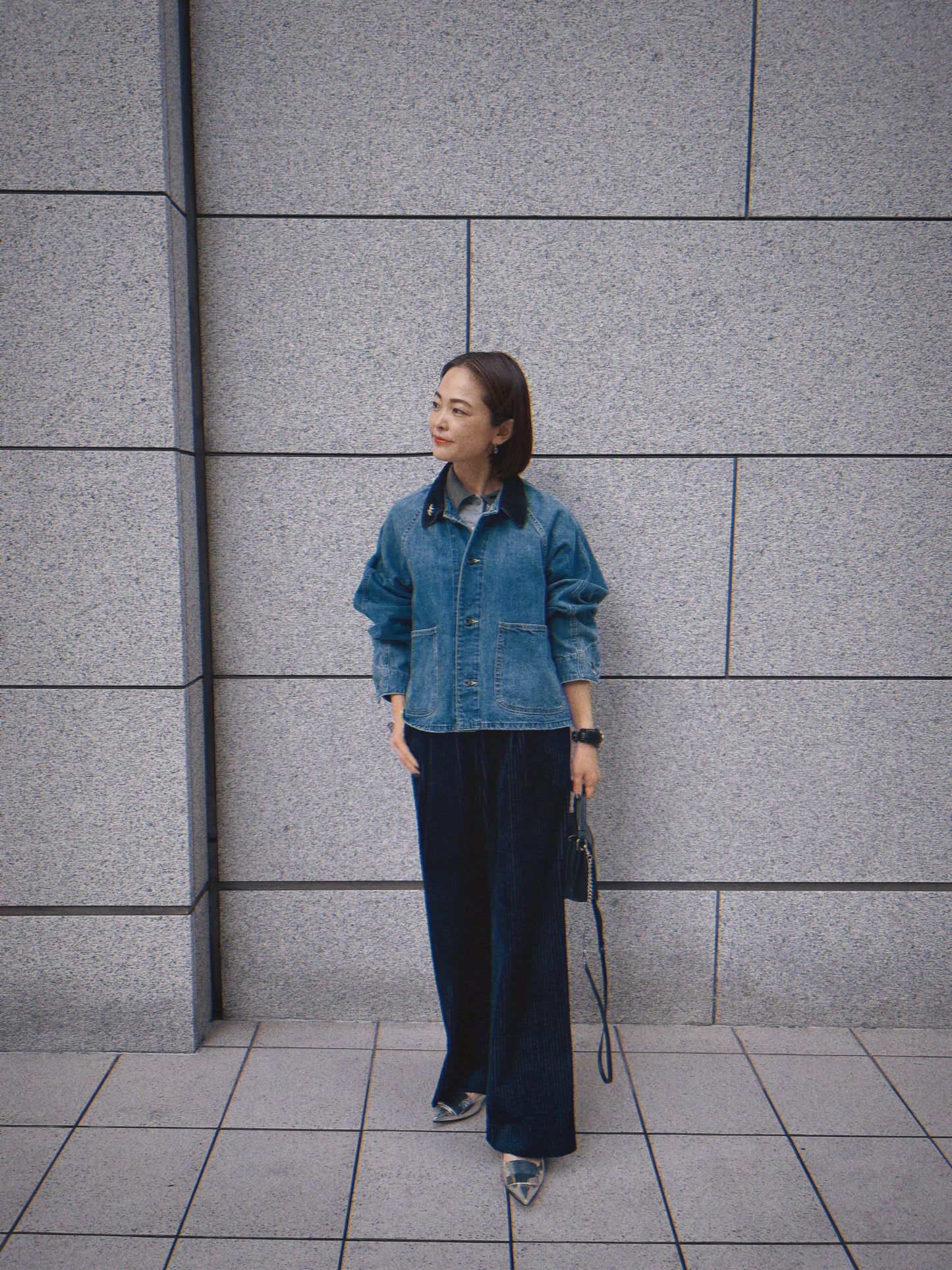 コーデュロイパンツ   　”ネイビー”