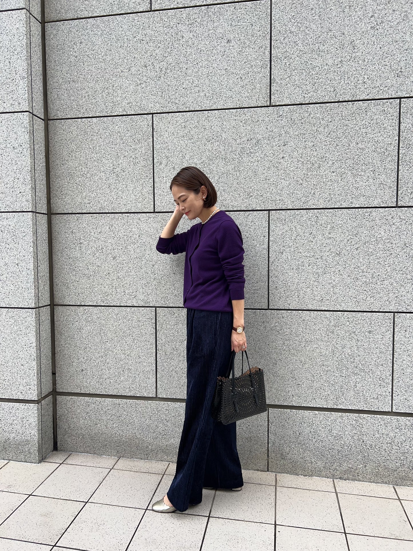 コーデュロイパンツ   　”ネイビー”