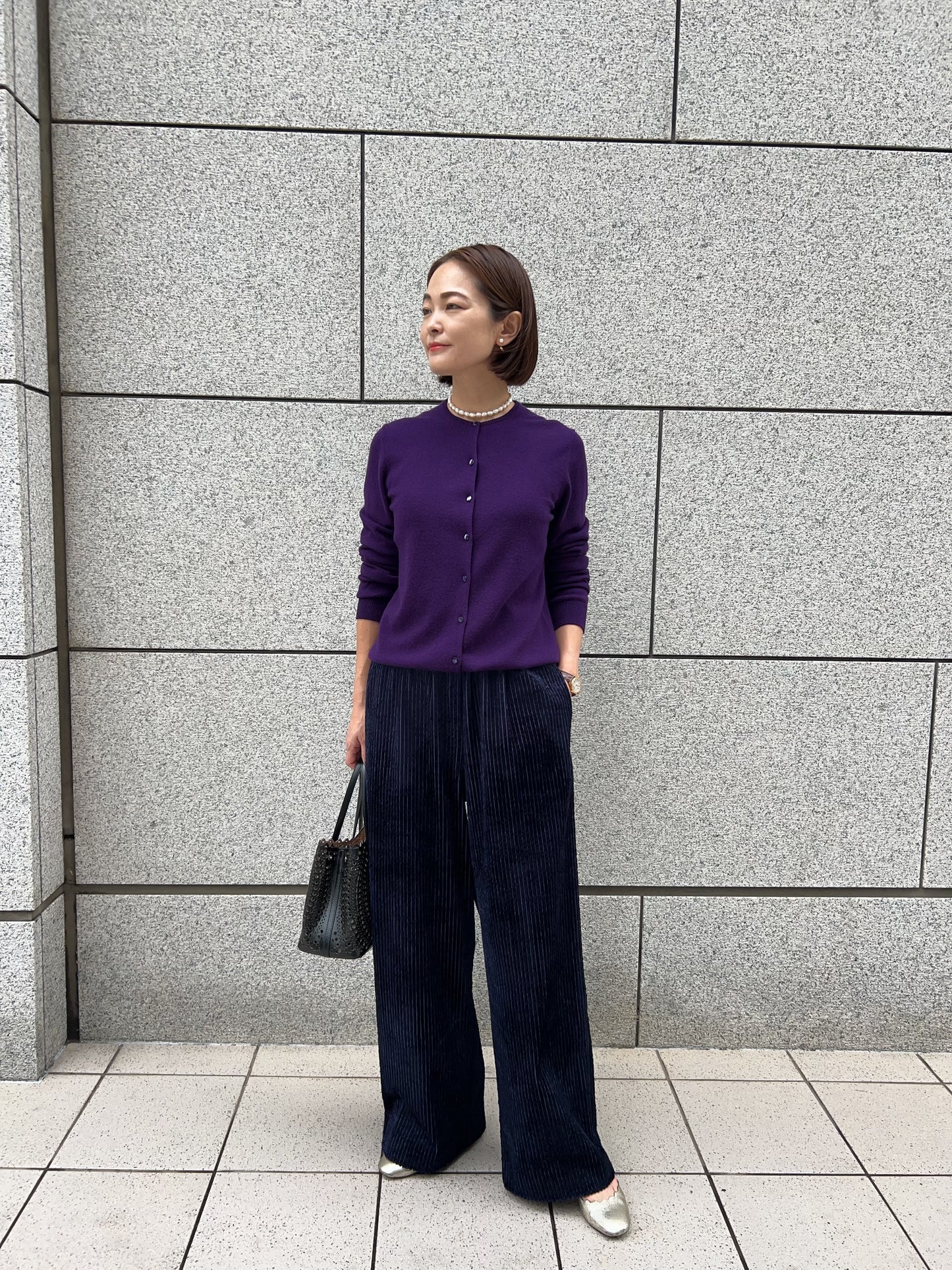 コーデュロイパンツ   　”ネイビー”