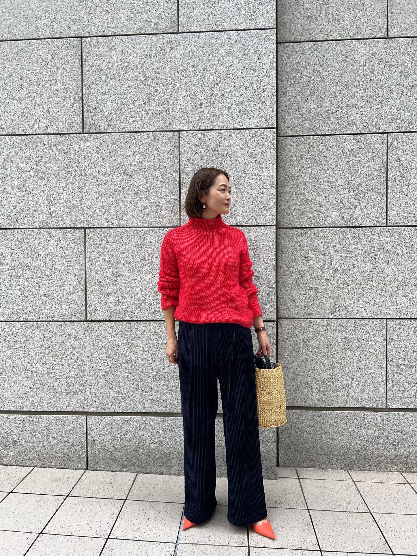 コーデュロイパンツ   　”ネイビー”